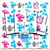 Blue's Clues Tattoos Party Favors Bundle ~ 70+ Perforated Individual 2x2" Blue's Clues Temporary Tattoos (Blue's Clues Party Supplies Made in U.S.A.)