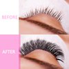Premade Fans Eyelash Extensions 10D-C-0.07-10 Premade Volume Lash Extensions 320 Fans Pointed Base Fans 0.07 Premade Volume Fans C D Curl(10D-C-0.07,10 mm)