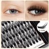 Vayator Eyelashes 10-12mm Mixed,12-14mm Mixed,14-16mm Mixed Mink Eyelashes Extension Natural Russian Volume Faux Eyelashes Individual Lashes Makeup Tools (30D-16mm-18mm Mixed)