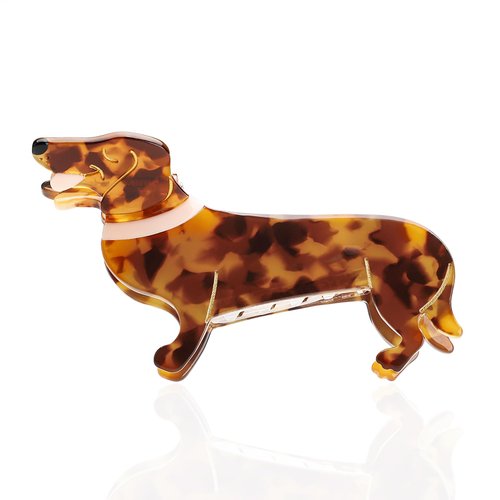 Noverlife Hair Clip, Dachshund Dog - Small Hair Claw, Cellulose Acetate Hair Clip, Non-Slip Hair ...