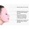 Angzhili 2 Pack Silicone Moisturizing Mask for Sheet Mask,Reusable Facial Mask Cover with Hook,Sheet Mask Cover for Slow Down the Evaporation of Mask Essence,Face Care Tool (White)