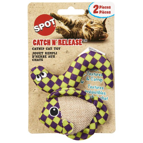 SPOT Catch N' Release Cat Toy with Catnip Assorted Figures