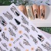 ​​​​8pcs 3D Fall Leaves Nail Art Stickers Cartoon Fall Nail Stickers for Nail Art Supplies Maple Leaf Flower Nail Decals Autumn Decor Nail Sticker Nails Stickers Women Nail Design Stickers for Nails