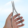 Flat Shape Silver Stainless Steel Hair Extension Pliers Multi-Functi Hair Extension Tools Pliers For Hair Extension-Hair