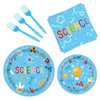 96 Pcs Science Birthday Plates Science Party Supplies Science Birthday Party Decorations Science Party Favors