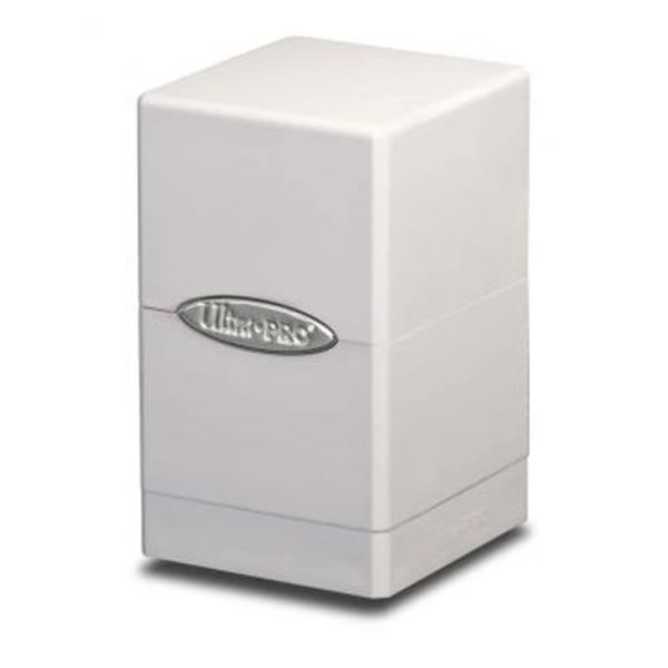 Ultra Pro White Satin Tower Deck Boxes