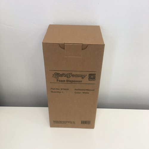 Spartan Lite'n Foamy 1000 mL Hand Soap Dispenser - White, 1 ea