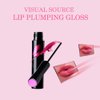 Lip Plumper Gloss,Visualsource 0.13 OZ Lip Enhancer Lip Plumper Device Lip Plumping Tool Lip Serum Care Natural Pout Mouth Make Lips Full Big Sexy Moisturizing Hydrating Cosmetics