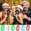JUNEBRUSHS 42Pcs Christmas Silicone Bracelets, Rubber Wristbands Christmas Party Favors for Kids Decorations for Xmas Stocking Stuffers Wrist Band Accessories Gifts Supplies