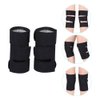 CTHOPER 1Pair Self Heating Knee Brace Sleeve, Adjustable Tourmaline Magnetic Therapy Knee Pad Support with Open Patella Stabilizer