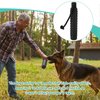 Foilswirl Dog Bumpers Rope Bumper 11 x 2 Inch Dog Training Dummy Dog Training Bumpers Pet Chew Toys Standard Size for Outdoor Hunting and Sporting Dogs (Black)