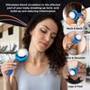 Cold Massage Roller Ball | Cold Therapy | Ice Roller Ball with Handle | cryo Stick | Relieve Muscle Pain - by Prime Fitness (Blue)