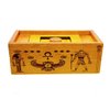 Project Genius Pharaoh's Tomb Classic Wooden Brainteaser Puzzle Box for Kids 8+, Teens, and Adults - Secret Hidden Compartment for Cash, Valuables, and Gift Cards - True Genius Egyptian Trick Box