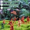 3 otters 300PCS Army Men Toy Soldiers, Plastic Army Men Action Figures 3 Colors Plastic Soldiers Men Soldier Playset for Boys Birthday Gift