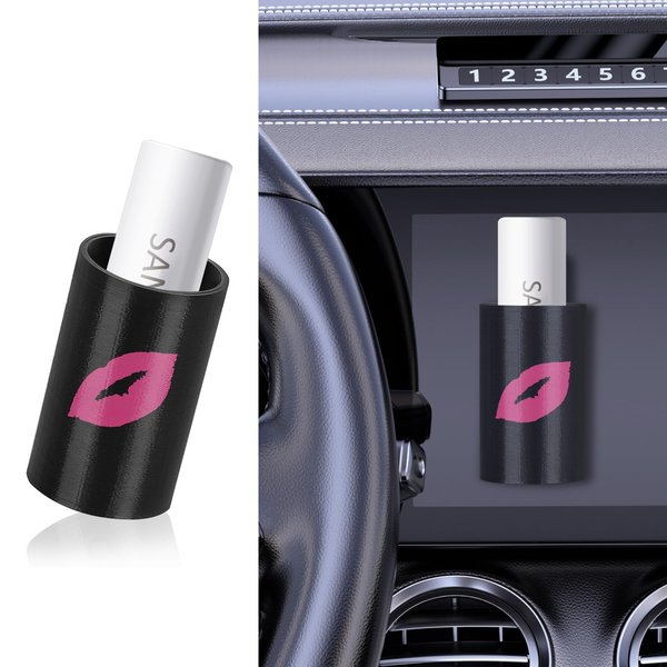 QUIINWNR Lip Balm Holder for Car, Space Saving, Easy to Store, Anti-Lost, Preventing High Temperature Melting, Chapstick Holder Car Accessories are Suitable for Various Models