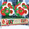 HOWAF Ugly Sweater Christmas Party Decoration Set, Ugly Sweater Party Yard Sign Banner Ugly Sweater Latex Balloons for Winter Christmas Xmas Holiday Yard Outdoor Ouside Decoration