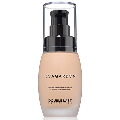 EVAGARDEN Double Last Foundation - Full Coverage Foundation with SPF 20 - Liquid Foundation for Flawless Skin All Day - 160 Winter Wheat - 1.01 oz