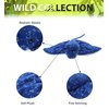 DolliBu Wild Stuffed Animals Soft Plush Collection, Storytime Buddy Animal Gifts for Children, Stingray Sea Creature Stuffed Animals - Spot Blue Ray 17"