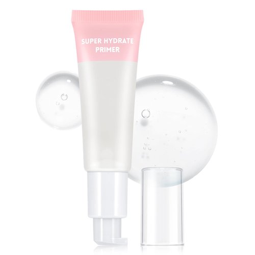 Boobeen Clear Face Primer, Hydrating & Gel-Based Face Primer, Moisturizing Makeup Base, Long Lasting & Smoothing Matte Foundation Cream