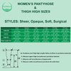 EvoNation Women’s Thigh High 8-15 mmHg Sheer Graduated Compression Stockings – Mild Pressure Compression Garment