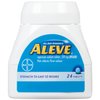 Aleve Tablets with Naproxen Sodium, 220mg (NSAID) Pain Reliever/Fever Reducer, 24 Count, Blue