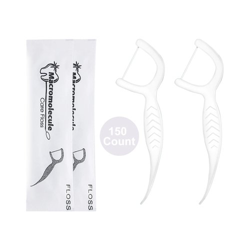 150 Count Individually Packaged Dental Floss,Floss Singles Bag,Dental Picks Disposable,Travel Dental Floss,Floss Sticks,Easy to Carry Dental Flossers(Packaged Individually)
