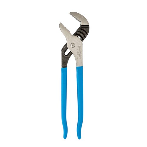 12-Inch Channellock Groove Joint Pliers with Comfort Grips - 2.25-Inch Jaw Capacity, Laser Heat-Treated 90° Teeth, Forged High Carbon Steel - Made in USA