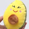 Jowxsx Dog Chew Toy, Avocado Squeaky Dog Toys, Tough & Chew Resistant, Creative Pet Toy, Soft Plush Avocado Shape Tooth Cleaning Dog Chew Toys for Puppy, Small, Middle, Big Dogs Yellow