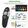 KUIYN Presentation Clicker Remote, Wireless USB Presenter, Slideshow PowerPoint Clicker, Compatible with Win10︱MAC - Support PPT︱Keynote︱Google Slides