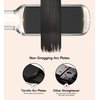 Flat Iron Hair Straightener by Terviiix - Ceramic & Tourmaline for Smooth, One-Swipe Results, Salon-Grade Wide 1-3/4 Inch Straightening Iron Gently Straightens Thick, Curly, Black & Natural Hair