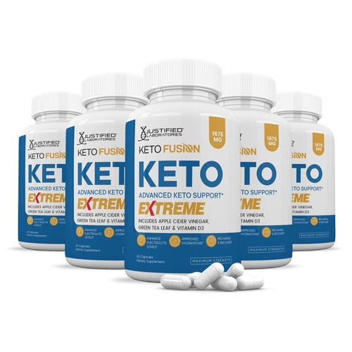 (5 Pack) Keto Fusion Keto ACV Extreme Pills 1675MG Keto Support Blend Capsule Alternative Keto ACV Gummies Formulated Apple Cider Vinegar Extra Virgin Olive Oil Powder Green Tea Leaf 300 Capsules