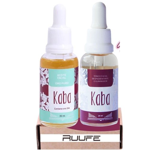 Facial Toner (2 Pack) Tonico Facial despigmentante kaba y aceite Facial de oro 24 k kaba kaba tonico Facial despigmentante