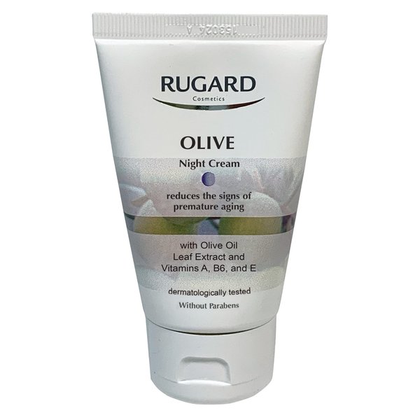 RUGARD - 50ml Olive Night Cream - Uses Olive and Avocado Oil to Reduce Laughter Lines