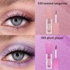 Liquid Eyeshadow Shimmer Eye Shadow Stick Eyeshadow Pencil Base Cream Quick Dry Waterproof Long Lasting Highlighter Eye Shadow Pencil Eyeshadow Multi Colour ake awake undercover colors (Purple)