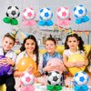 12pcs Soccer Theme Birthday Party Decorations for Boys Girls Soccer Ball Honeycomb Centerpieces Sports Soccer Table Toppers Soccer Table Decorations Sport Soccer Theme Party Supplies for Kids Birthday