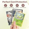 600 Counts Card Sleeves, Clear Baseball Card Sleeves, Soft Trading Cards Sleeves, Plastic Card Protector for Standard Cards Fit for MTG, TCG, Baseball Cards, Football Cards, Game Cards