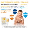 BioGaia Protectis Immune Active Baby | Probiotic + Vitamin D | Promotes The Development of Healthy Immune & Digestive Systems in Babies & Infants | 50 Day Supply