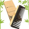 OREN’S BAMBOO Wide Tooth Comb for Curls, Curly Hair, and Thick Hair | Hair Comb for Men and Women | Durable Bakelite Infused | Detangling Tool for Natural Hair Care