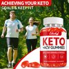 EDUDYF Keto ACV Gummies - 60 Count Gluten-Free, Gelatin-Free Apple Cider Vinegar Gummies with B12 for Keto Support, Vegetarian, Unique Flavor, Convenient Bottled Supplement for Men & Women