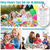 56 Pcs Party Favors Toys for Kids 4-8 8-12 3-5, Treasure Chest Box Toys Classroom Carnival Prizes Small Bulk Pop Fidget Toys Pack Pinata Stuffers Birthday Gifts Goodie Goody Candy Bags Fillers
