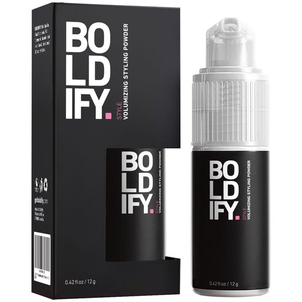 Boldify Hair Texture Powder and Hair Volumizer - Styling Powder for Thinning Hair - Volumizing Powder for Women & Men - Travel Size