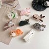Adorable Cat Hair Clip Set - Animal Hair Barrettes for Girls, Women - Novelty Fun Hair Accessories (Calico cat)