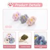 FuninCrea 3 PCS Catnip Toys, Interactive Cat Toys with Catnip Kitten Teething Chew Toys Paw Shape Plush Toys for Indoor Cats (Mixed Color)