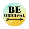 Be Original Pop Phone Grip for Smartphones & Tablets PopSockets Grip and Stand for Phones and Tablets