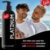 Wet Platinum Silicone-Based Lube for Men, Women & Couples, 32 Fl Oz - Ultra Long-Lasting & Water-Resistant Premium Personal Lubricant - Safe to Use with Latex Condoms - Non-Sticky & Hypoallergenic