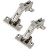 2 Pairs 135 Degree Corner Kitchen Cabinet/Cupboard Folded/Folden Door Hinges for Combination with Screws