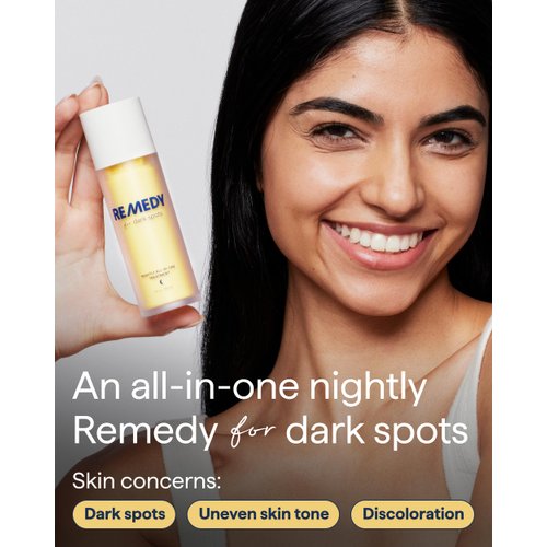 Remedy for Dark Spots – Discoloration Treatment For Face with Retinol, Glutathione, Niacinamide, Mandelic Acid, Kojic Acid and Tranexamic Acid – By Dermatologist Dr. Shah