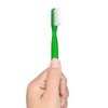 GUM Classic Soft Toothbrush, Full Head, Includes Rubber Tip Dental Pick 1 Count (Pack of 6)