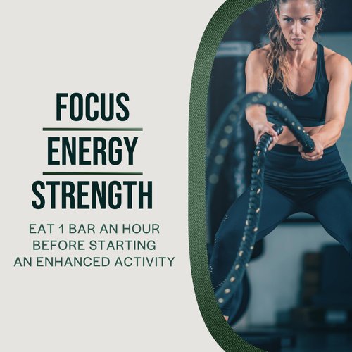 ORLO BRAIN PERFORMANCE BAR – Vegan Protein Bars for Brain & Energy Support – Focus & Memory, Pre & Post Workout Recovery – Gluten Free Snack with L-Theanine, Lions Mane, Spirulina & More (SINGLE BAR)