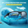 Duduma Polarized Sports Sunglasses for Men Women Fishing Cycling Running Golf Driving Glasses Tr62 Superlight Frame